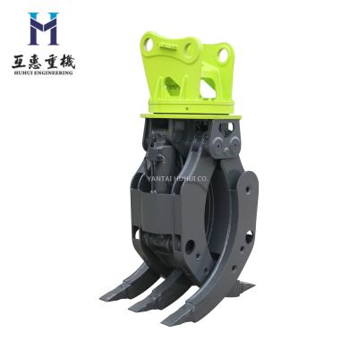 China Construction worksÂ   360 Degree Rotary Grapple Wood Grapple For EX120 EX130 EX150 Excavator for sale