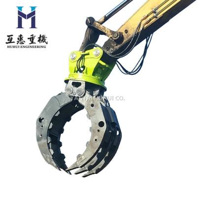 China energy & Hydraulic Wood Mining Grapple Rotary Grapple For Excavator 345DL 349DL for sale