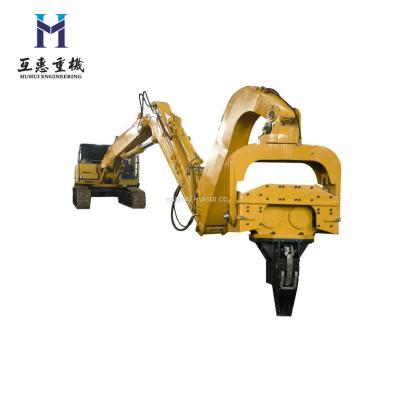 China Construction worksÂ   Video of Vibro Hammer for 20 Ton Excavator Hydraulic Pile Driver for sale