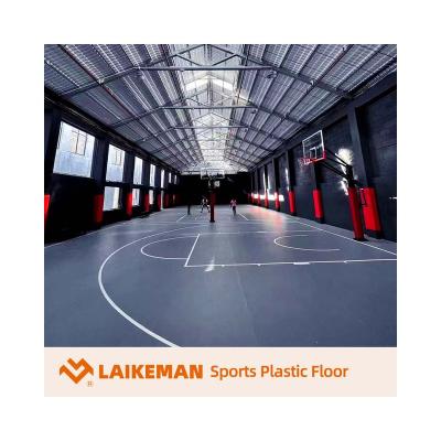 China Modern Durable Waterproof Anti-slip Basketball Floor Plastic Mat for sale