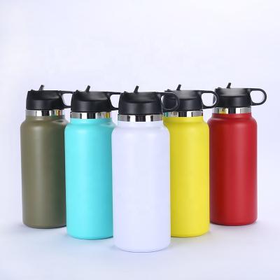 China 32ozWide-mouth Outdoor Sports Cup Space Kettle Vacuum Non-Leaking Double-Wall Vacuum Metal Stainless Steel PORTABLE Water Bottle for sale