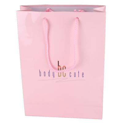 China Factory direct sale handmade high quality carry paper bag with logo printing custom for sale