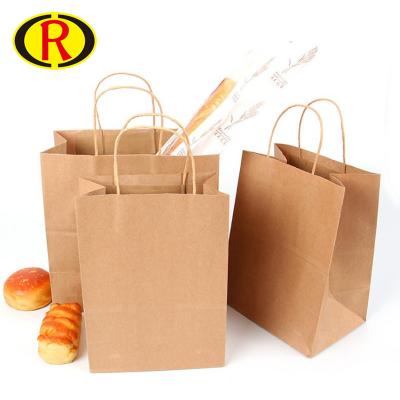 China Solid Color Shopping Kraft Carry Bag for sale