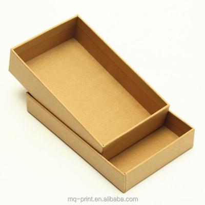 China Materials Shanghai Factory Recycled White Kraft Paper Big Gift Box for sale