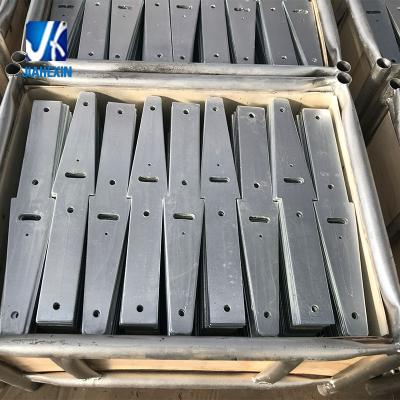 China Hot Dip Galvanized Customized Arrowhead Metal Stamping Carbon Steel Q235 Q345 Fence Bracket With Drilling Holes Manufacture As Customer's Drawings Or We Can Design As Customer's Request for sale