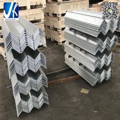 China Construction Building Material Galvanized Mild Steel V Shaped L Shaped Angle Bar With 85um Zinc Coat for sale