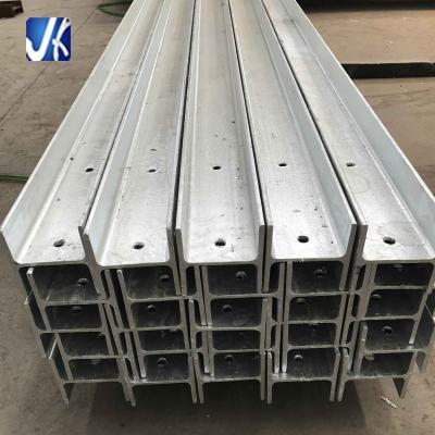 China 300 Galvanized Retaining Wall I Beam Steel Post G300 Galvanized Steel Retaining Wall I Beam Post With Install Slots for sale