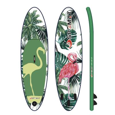 China Amazon Hot Sale Water Sport Fun ISUP Unisex Water Paddle Board Custom Design Flamingo Inflatable Comic Paddle Board SIP 10.6 for sale