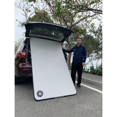 China Hot Selling Small/Large Size Camp SUV Inflatable Car Mattress Folding PVC Car Beds Portable Inflatable Air Mattress Air Car Camping Mat for sale