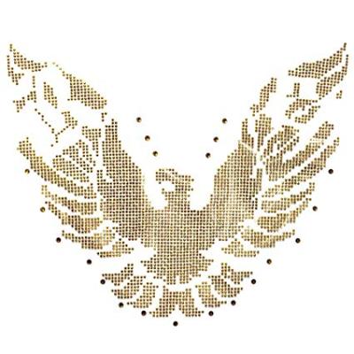 China Flatback Bel Eagle Hotfix Rhinestone Transfer hot-salting made to order for sale