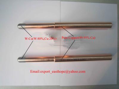 China copper tungsten welded with pure copper for sale