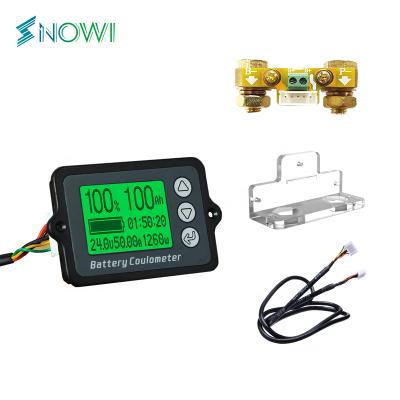 China Battery Pack TK15H OEM Battery Coulometer 120V 100A Coulomb Meter Battery Indicator Capacity Tester LCD Power Display for car for sale