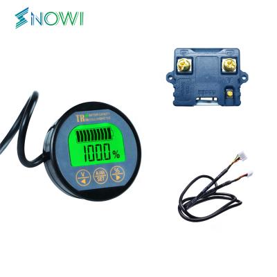 China Lead-acid Battery Test TR16H OEM Waterproof Battery coulometer  DC 8V-100V50A Lead-acid Cell Capacity Monitor Lithium Battery Indicator tester for car for sale