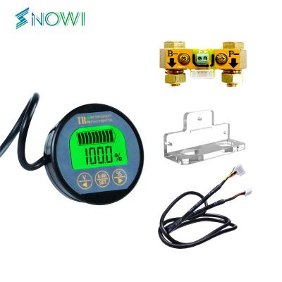 China Lead-acid Battery Test TR16H OEM Waterproof Battery coulometer DC 8V-100V350A Lead-acid Cell Capacity Monitor Lithium Battery Indicator tester for car for sale