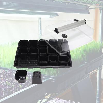 China Professional Indoor Growing Forage Hydroponic Trays Garden Germination Seed Starter Tray with Dome for sale