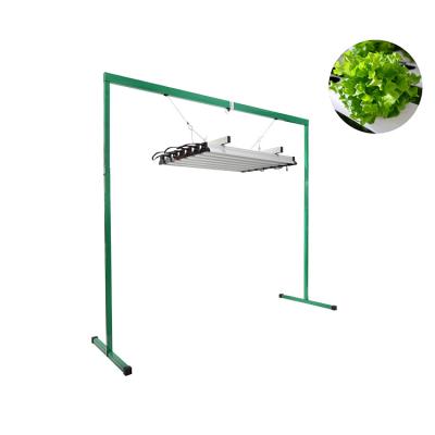 China Microgreen Indoor Farm Equipment Indoor Hydroponic Vertical Breeding Plant Hangers Stand Light Heater Led Grow Light Aluminum for sale