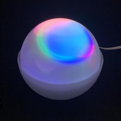 China Newest Hot Selling Rotatable Party Atmosphere Hotel Decor Socket Small Rechargeable Color Changing RGB Night Light for sale