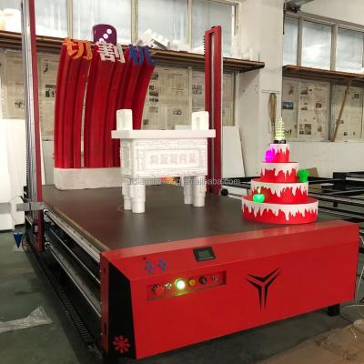 China Foam Display Making 1.3x2.2m 1.3x3.0m 3.0x4.0m Hot Wire 5 Axis CNC Foam Cutter Machine for sale