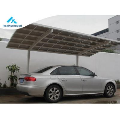 China Wholesale Cheap Metal Parking Port Metal Shed Aluminum PV Garage Canopy Cover Kit Canada Shelter Automatic Car for sale