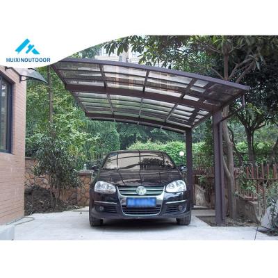 China Best Price Metal Aluminum PV Shelter Driveway Gate Aluminum Canopy Port and Carport for Prefab Car Garage for sale