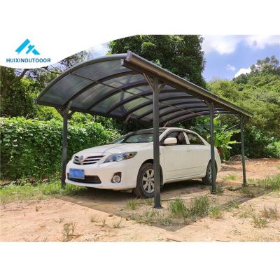 China Waterproof Umbrella Brand New Metal Garage RV Movable Aluminum Left Awning For Car Parking Lot Cover for sale