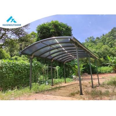 China Best Selling Wholesale Japanese Aluminum Single Shed Port Canopy Metal Garage Car Garage Metal Prefab Car Parking Lot Kit for sale