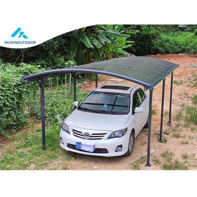 China Wholesale waterproof metal garage rv metal factory price car port awning Kit Canada Pv Aluminum Cover auto parking for sale