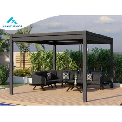 China Easily Assembled Morden Style Sun Shade Sunroof Outdoor Garden Side Wall For Gazebo Verkleidet Pergola for sale