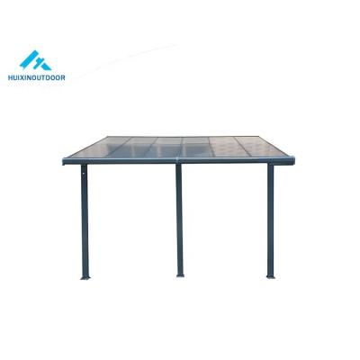 China Factory Aluminum Raincoats Anti-UV Levered Enclosure Aluminum Insulated Flooring Tarpaulin Polycarbonate Patio Cover for sale