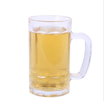 China 300/400ML Stocked Wholesales Beer Glass Coffee Mug With Printing for sale