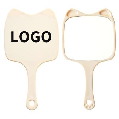 China New Animal Shape Cosmetic Patent Wholesale Personalized Handheld Makeup Mirrors for sale