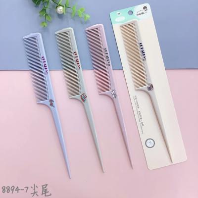 China For Home Use Salon Brush Styling Hairstyle Tail With Thin And Long Handle Hair Comb for sale