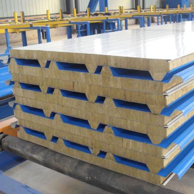 China High Quantity Metal and Building Material Rock Wool Insulation Wall Roof Panel Mineral Wool Boards for sale