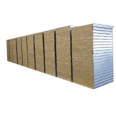 China Metal Rock Wool Sandwich Panel Glass Wool Sandwich Panel Roof And Wall Panel With Colorful And Beautiful Appearance for sale