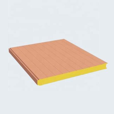 China Modern high quality cold room rock wool composite sandwich panel for workshop for sale