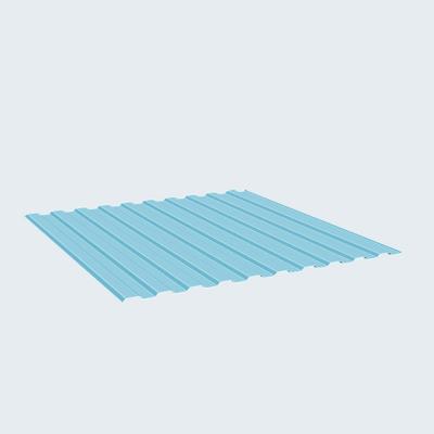 China Modern Building Material Color Corrugated Galvanized Steel Sheet Backing Plate / Panel for sale