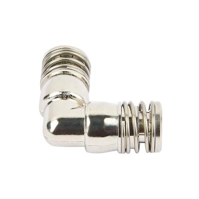 China Agriculture Mist Cooling Nozzle Pipe Fittings Hydraulic Brass Brass Elbow Fitting for sale