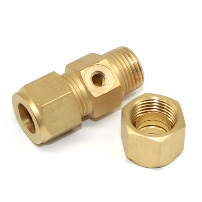 China Agriculture Directly Quick Connect Connector Fog Mist Nozzle Fittings OD Coupling To A Nozzle Site Compression Connector for sale