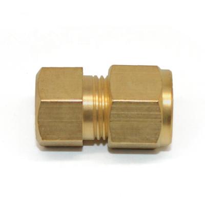 China Agriculture Brass Compression End Insert Hose Connector Fog Spary Machine Fit High Pressure System for sale