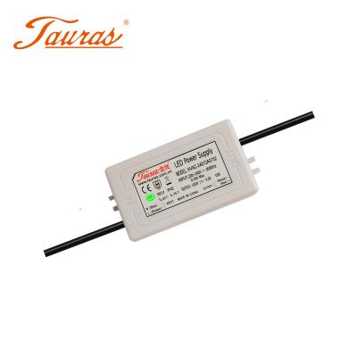 China Plastic housing 24v 12w IP42 constant voltage led driver for led strip lighting HVAC-24012A0732 for sale