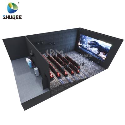 China Bubble; snow ; rain ; fog ; wind ; aromatic supplier 4D motion theater with electric system 4D theater systems equipment for amusement park for sale