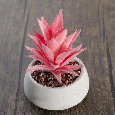 China Factory Wholesale Matte Mini Cement Planter Concrete Flower Indoor Succulent Pots Desktop Small Minimalist Decorative Cement Pot for sale