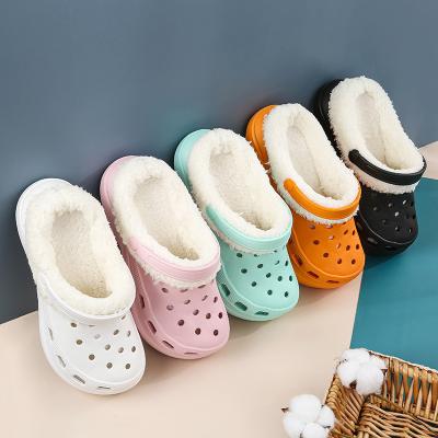 China 2021 New Hole Shoes Cotton Shoes Outdoor Warm Velvet Insole 228 for sale