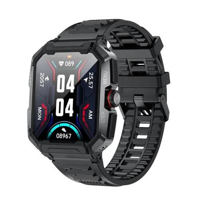 China 2023 New Arrival Touch Screen Sports 1.85 Inch 400mAh Battery AK47 Men Smart Watch Men BT Phone Call Music Control Outdoor Health Monitoring for sale