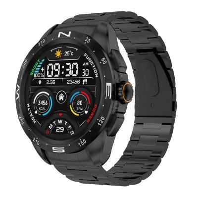 China New Arrival 1.43inch H6 Max Smart Watch Men Touch Screen BT 2023 NFC Calls Radio Charging 400mah Big Battery Fitness Spoorts Wristband for sale