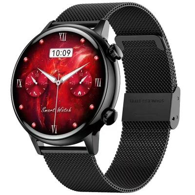 China 2023 Newest Touch Screen Fashion Ladies HK39 Ladies Smart Watch 1.1inch AMOLED Screen BT Phone Call NFC Fitness Tracker Sports Smartwatch for sale