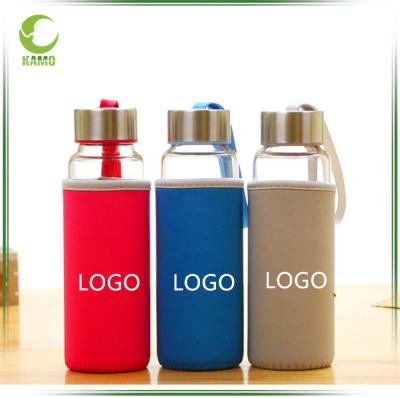 China Viable BPA Free Glass Water Bottle for sale