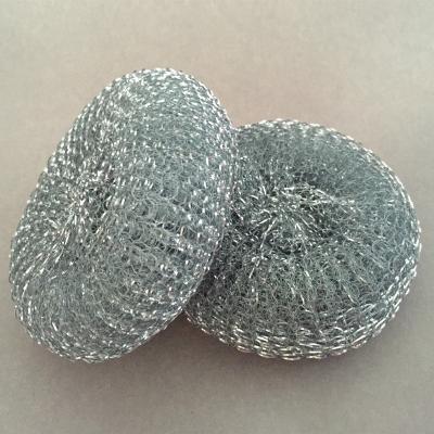 China Sustainable Dish Wash Scrubber Mesh Galvanized Metal Scrubber For Kitchen for sale