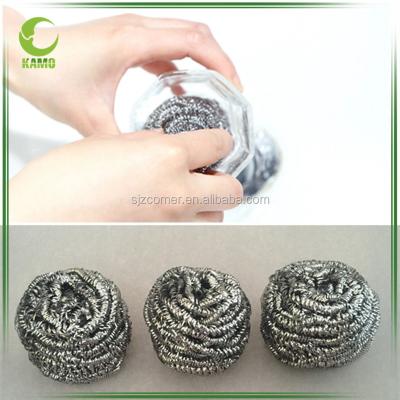 China Sustainable Standard Spiral 410 Stainless Steel Scourer for sale