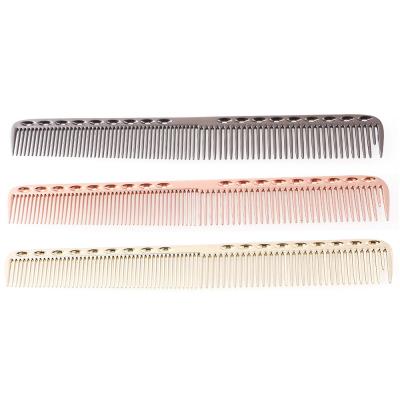 China Beauty Prices Salon Cheap Durable Women's Straight Flat Aluminum Metal Aluminum Hair Styling Comb for sale